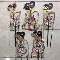 Wayang Kulit Pandawa 30cm Bundling (LEBIH HEMAT)